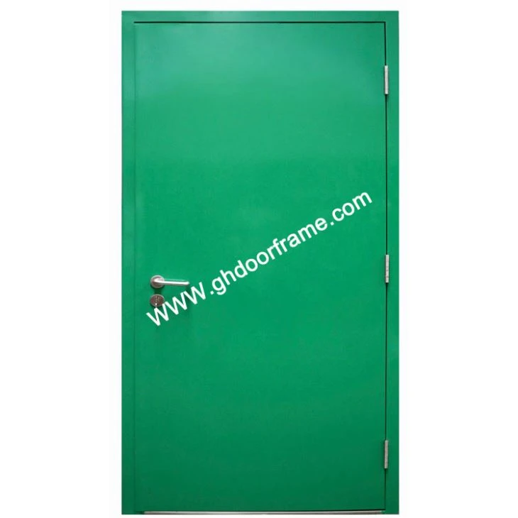 Fire Proof Metal Door With Finished Painting