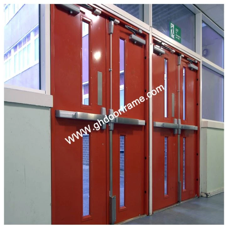 Fire Proof Metal Door With Finished Painting